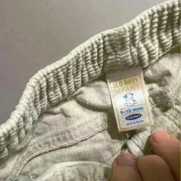 Vintage 100% cotton cream baby boy holiday corduroy light stretch pants no flaws - Picture 2 of 4